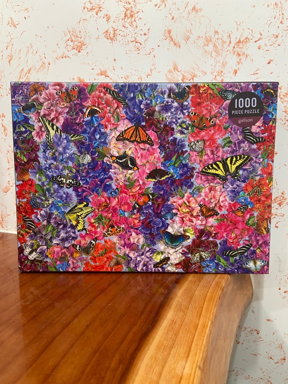 Galison Butterflies In The Sweet Peas - 1000 Piece Puzzle